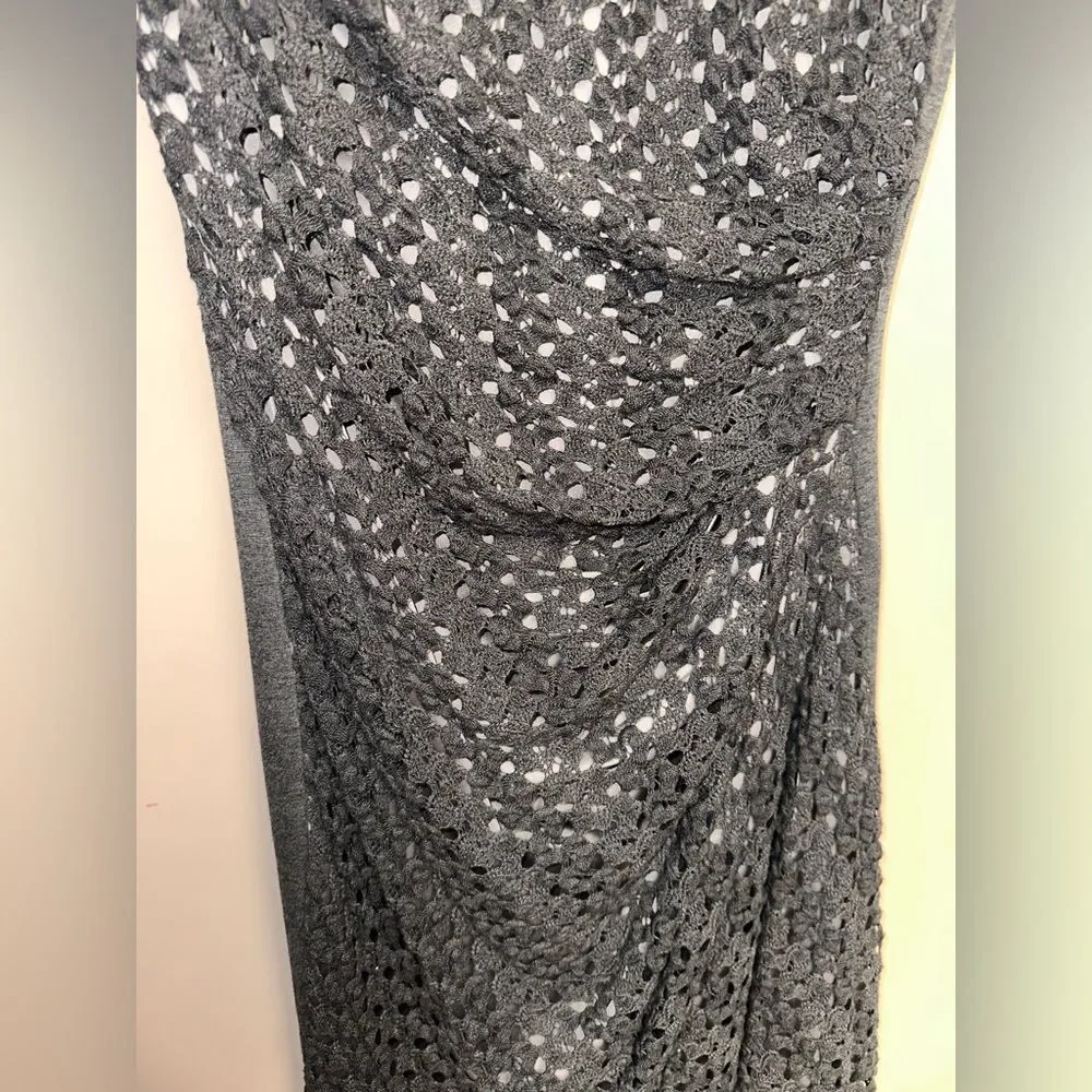 Boston Proper Grey Cocktail Dress - Picture 8 of 9